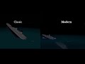 Roblox Titanic both sinking theories compared (Modern and Rtanic)