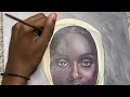 Paint with Me | Painting from a Photo | Oil Painting Process || Dark Skin Tone