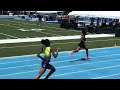 Sydney runs the 400 at the USATF area meet