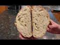 Can DEGASSING sourdough bread still produce an open crumb?
