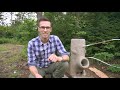 Brilliant DIY Off-Grid Water Heater Using a Rocket Stove – No Propane!