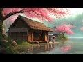 Relaxing Rain Sounds with Beautiful Blossoms Nature: Sleep, Relaxation, Meditation, Yoga, Study 🌿