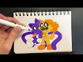 How to draw and paint characters CatNap and DOGDAY (Smiling Critters) | Poppy Playtime Chapter 3
