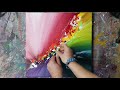 Colorful Abstract Painting / Satisfying / Acrylics / Palette Knife / Demo #095