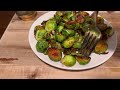 Crispy Glazed Brussel Sprouts! My Favorite Brussel Sprouts Recipe