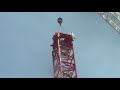 Marriott HQ Bethesda, tower crane #1 install