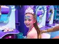 Nastya and Dad explore kids entertainment in Dubai