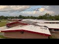 Storm damage to Taylor Elementary School