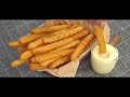 Perfect Potato Stick & Garlic Cheese Sauce