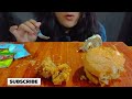 ASMR KFC FOOD *FRIED CHICKEN BURGER + COFFE CREAM PASTRY MUKBANG (No Talking) EATING SOUNDS