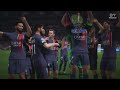 FC 24 | Ronaldo Mbappe vs Messi Neymar | PSG vs FC Barcelona | UCL Final Penalty Shootout - PS5