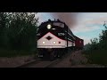 Thundering through the valley! - Roblox railfanning - RBMN F units in testing!