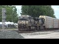 HD: Busy rail action in Birmingham, AL 4/28/24 w/ATN, YN2 CSX, Amtrak, and more!