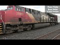 CN Manifest Train CN 3304 & CN 3824 Locomotives Strathroy Sub