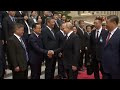 Xi Jinping welcomes Putin as Russian president begins visit to China