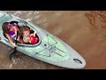 Kids kayaking   4K