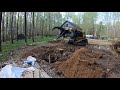 HOW TO PULL OUT STUMPS with a stump bucket