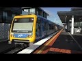 Trains at the new Keon Park Station - Metro Trains Melbourne