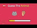 Guess The Animal By Emoji? 🦁🐻 | Quiz Bar