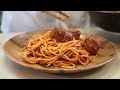Meatball Spaghetti - Simple recipes from chef MIKUNI