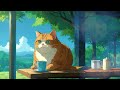 【山頂のギターBGM】鳥の歌声とリラックスギター 森のちいさな猫カフェMUSIC 自然音 relaxing cafe guitar with cat