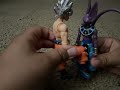 Goku (ultra instinct) VS. Beerus (the god of destruction) stopmotion animation
