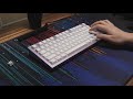 Obliderated75 with Lilac Switches Typing Sounds ASMR