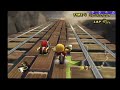 Mario Kart Wii Giant Objects - Wario's Gold Mine -- GIANT MINECARTS!