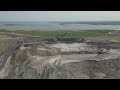 Alberta coal mine 2 abandoned draglines