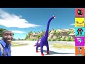 Rescue GODZILLA & KONG From GIANT PYTHON: Spiderman T-rex Evolution vs Dinosaurs Fighting in ARBS