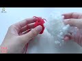 Crochet Strawberry 🍓 and Flower - Easy and Cute for Keychain | NHÀ LEN