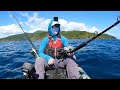 Offshore Kayak Fishing for MONSTER FISH on Pacific Coast of Panama