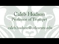 Caleb Hudson, Trumpet Minute Masterclass: Essential Practice Tip