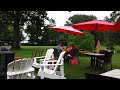 Fountain Court Patio at The Briars Resort, Jackson's Point, Ontario