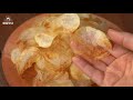 Making potato chips | How to make potato chips easily | Simple cooking