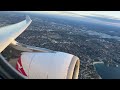 Full Flight - Qantas A330-200 Business Class Sydney to Melbourne QF405 (Sweet CF6 Engine Sound)