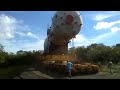 TRANSPORTE DE UM TUBO DE 500 TONELADAS  EM FOZ DO IGUAÇU PARANA BRASIL