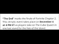 Chapter 2 Live Event Announcement...! (Fortnite Battle Royale)