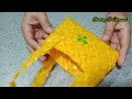 Waving strawbag/How To Make/ #diycraftsideas #handmade #strawbag