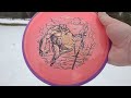 (mostly) Shredding my local pitch and putt disc golf course in the snow!