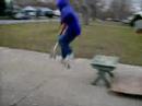 Jumping a picknick table