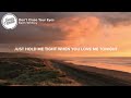 Keith Whitley - Don't Close Your Eyes (Lyrics)