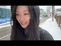 Korea vlog 🍰 Winter in Seoul, Cafe Hopping, Seongsu-dong, Snowing in Korea