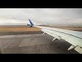 Cold winter landing in Denver