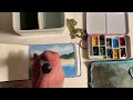 if you’re feeling bad try painting these easy watercolor landscapes