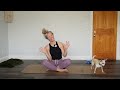 Yoga Stretch on Your Back for Hips & Hamstrings ~ 15 Minutes