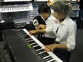 Kaworu playing the piano