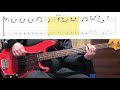 Queen - Don't Stop Me Now ( Bass Cover Tabs in Video )