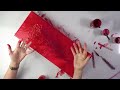 Pouring + Glue Gun!! Valentine’s Art ❤️ UNBELIEVABLE Rose Art Anyone Can Try! | AB Creative Tutorial