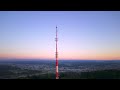 Sunset Engelberg Hyperlapse Drone 4K